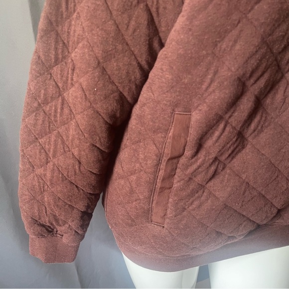 RedHead Brown Quilted Cowl Neck Sweater - Picture 4 of 8